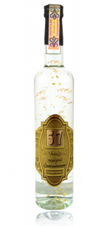 Darčeková fľaša - Slivovica so zlatom  Narodeniny (0-99) rokov